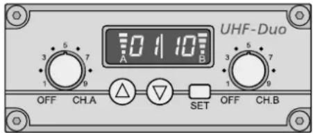 Monacor SPEECH-104D - Betrieb mit Funkmikrofonen - 1