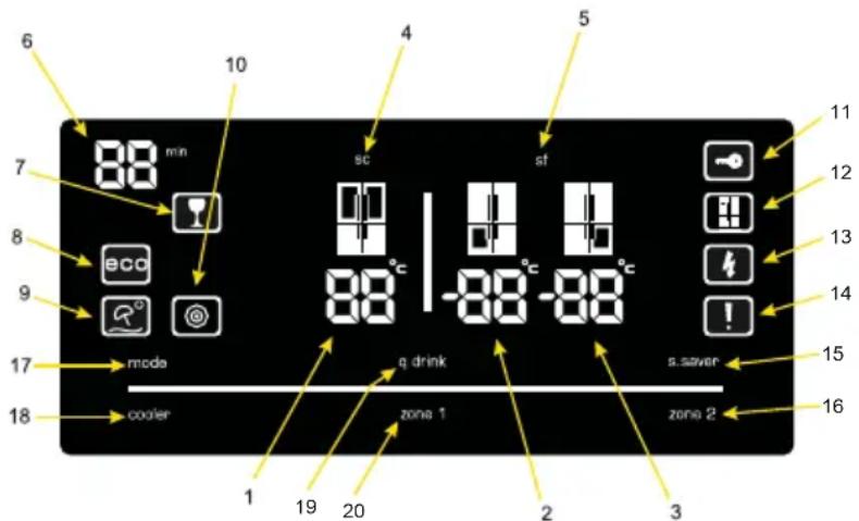 SHARP SJ-FF560E0I - Elektroonline displei - 1