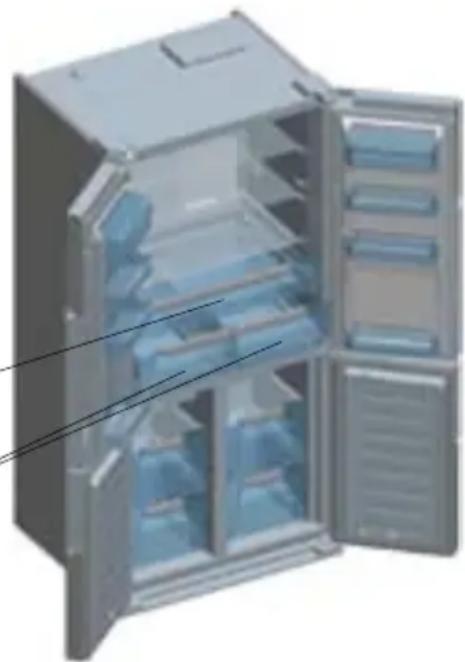SHARP SJ-FF560E0I - Compartment fraîcheur - 1