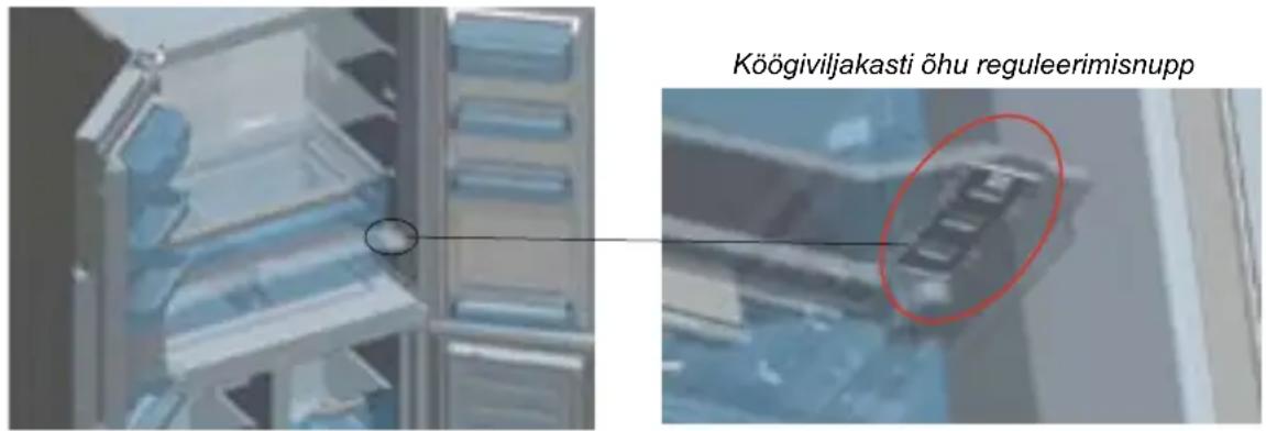 SHARP SJ-FF560E0I - Köoggiviljakasti òhuvoolu reguleerimine - 1