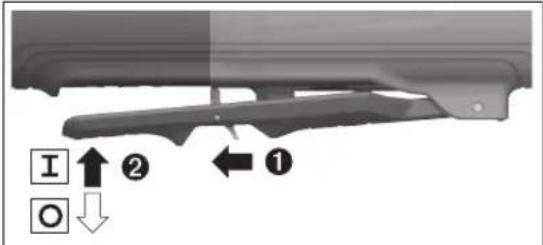 BOSCH GWS 17-150 S Professional - In- en uitschakelen - 1