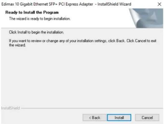 Edimax EN-9320TX-E - Cliquez sur "Installer" pour démarrer l'installaon. - 1