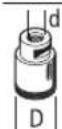 BOSCH GWS 17-125 S Professional - Sallitut hiomatarvikkeet - 4