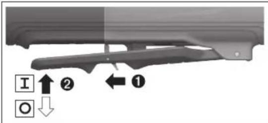 BOSCH GWS 17-125 S Professional - Ligar/desligar - 1