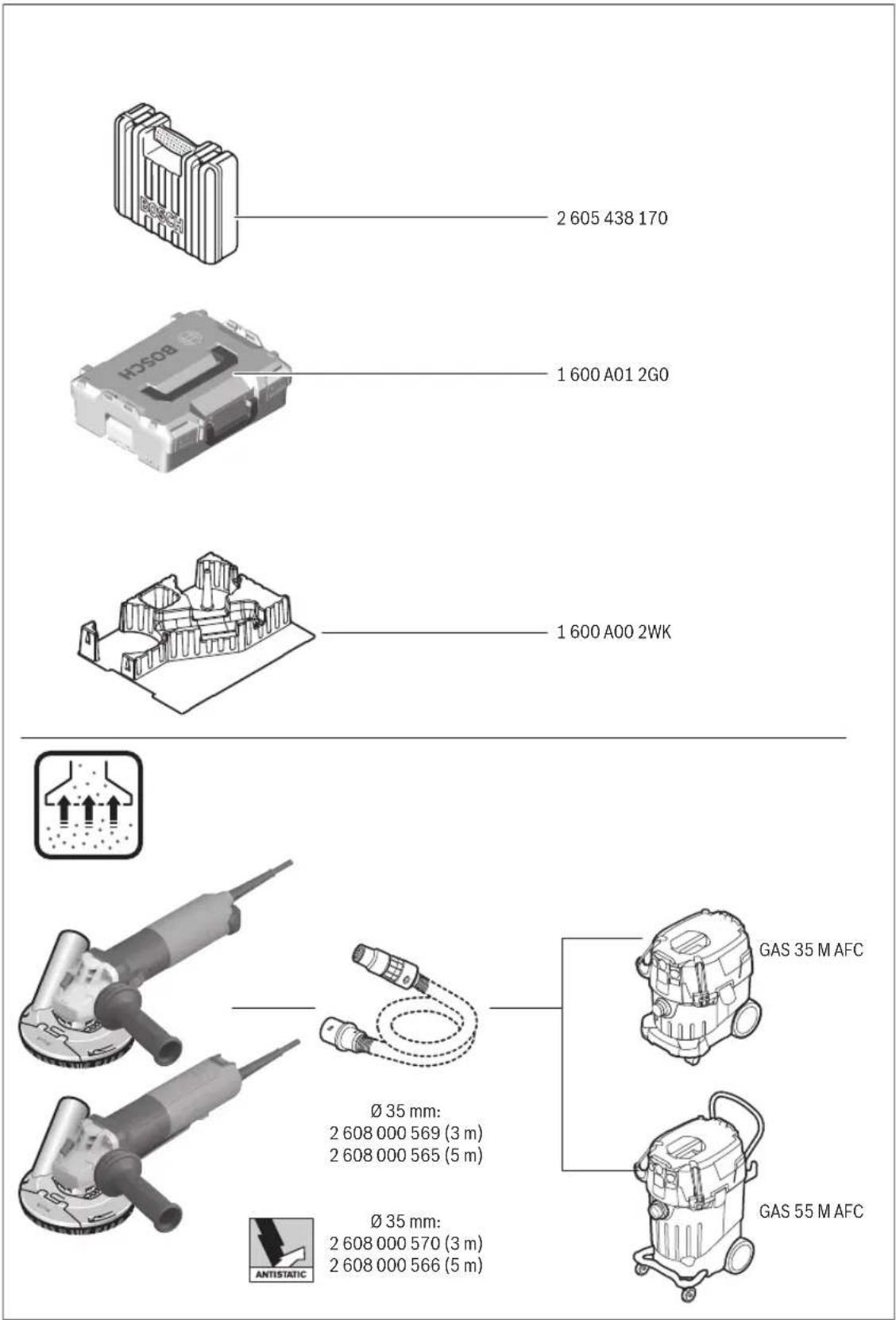 BOSCH GWS 17-125 TS Professional - (GWS 17-125 SB / GWS 17-125 PS / GWS 17-150 PS / GWS 17-125 PSB - 2