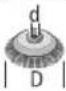 BOSCH GWS 17-125 TS Professional - Accessori di levigatura ammessi - 6