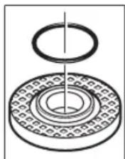 BOSCH GWS 17-125 TS Professional - Диск за шлифоване / рязане - 1