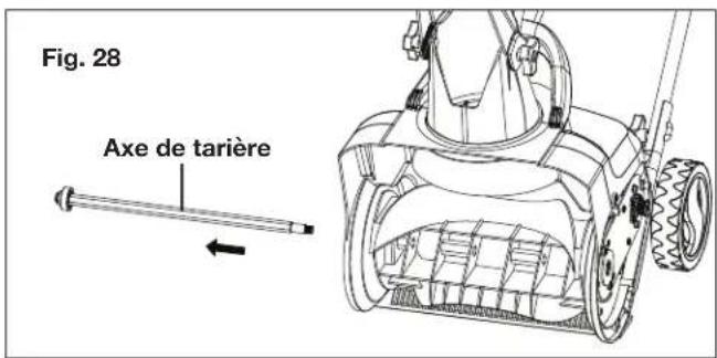Snow Joe SJ615E - Remplacement de la tarière en plastique - 6