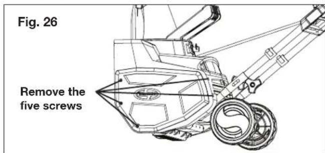 Snow Joe SJ619E - Replacing the Belt - 1