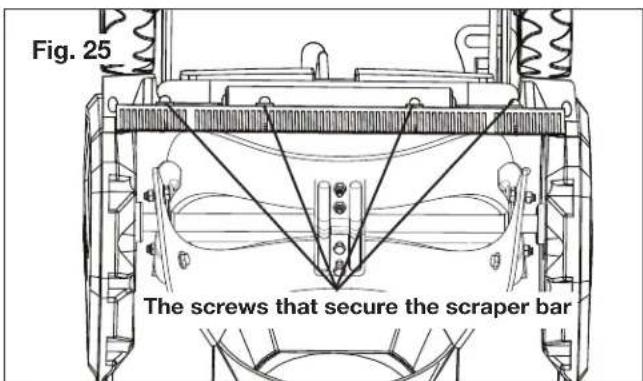 Snow Joe SJ619E - Replacing the Scraper Bar - 2