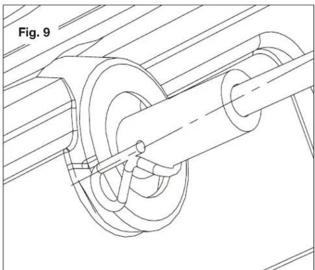 Snow Joe SJ619E - Chute Crank Assembly - 8