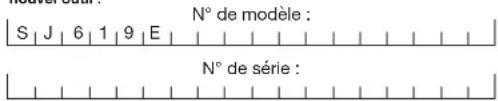 Snow Joe SJ619E - Numéros de modèle et de série - 1
