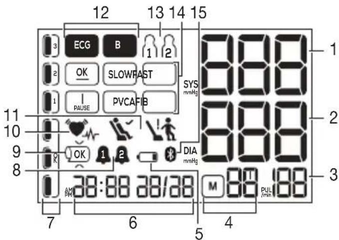 BEURER BM 96 Cardio - Displayanzeige - 1