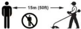 BOSCH AdvancedGrassCut 36V-33 - Erläuterung der Symbole auf dem Gartengerät - 9