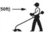 BOSCH AdvancedGrassCut 36V-33 - A kerti kisgépen található jelek és jelzések magyarázata - 10
