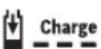BOSCH CityMower 18V-32-300 - Αναβοσβήνον φως της ένδειξης φόρτισης της μπαταρίας - 1