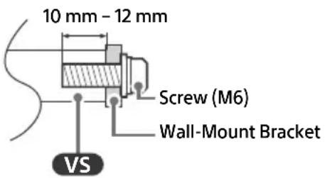 SONY XR-65A80K - Wall-Mount Bracket Installation Information - 1