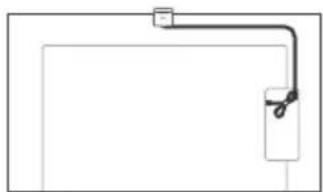 SONY KD-85X85K - Gestione cavo webcam con microfono integrato opzionale (non in dotazione) - 1