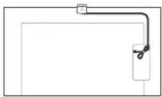 SONY KD-55X89K - Kabeldragning för tillbehörs kamera och mikrofonenhet (medföljer ej) - 1