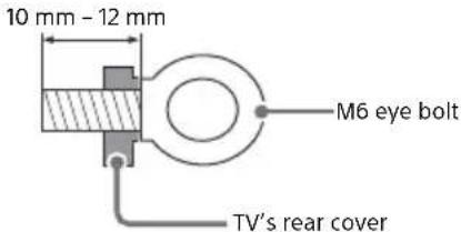SONY XR-75Z9K - Recommended Measures to Secure the TV - 6