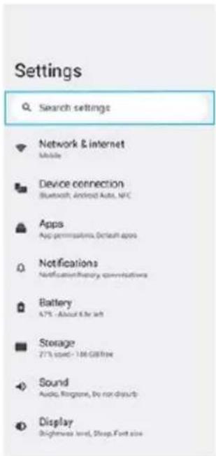 SONY Xperia 10 IV - Touchez [Paramètres], puis sélectionnez le menu souhaité. - 1