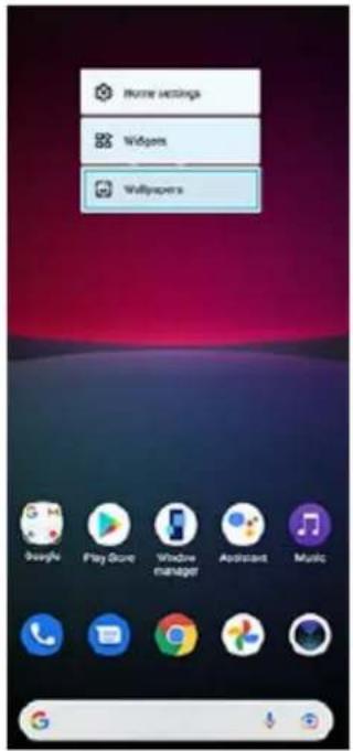 SONY Xperia 10 IV - Pour changer de fond d'écran - 1