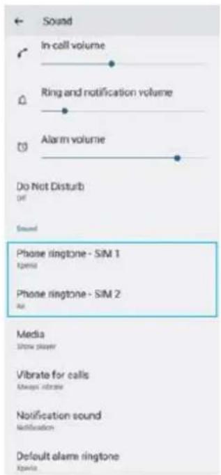 SONY Xperia 10 IV - Définition de la sonnerie - 1