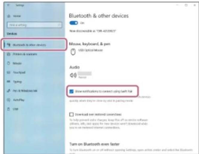 SONY WH-1000XM5 - Pairage et connexion à un ordinateur (Windows® 10) - 1