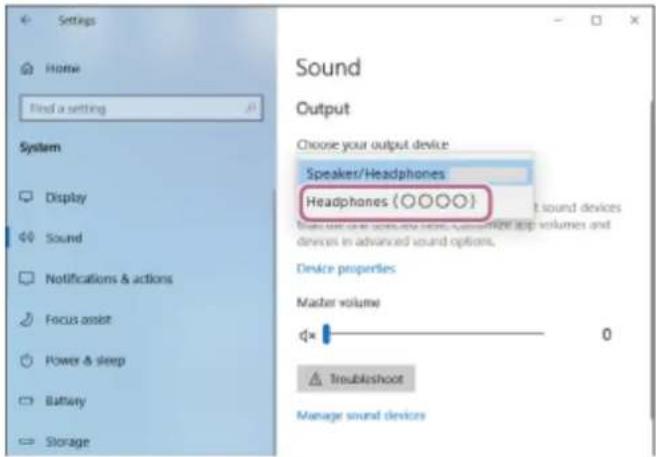 SONY WH-1000XM5 - Connexion à un ordinateur apparié (Windows 10) - 4