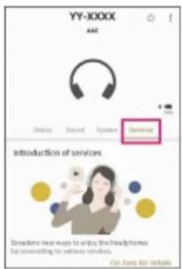 SONY WH-1000XM5 - Utilisation des services partenaires - 5