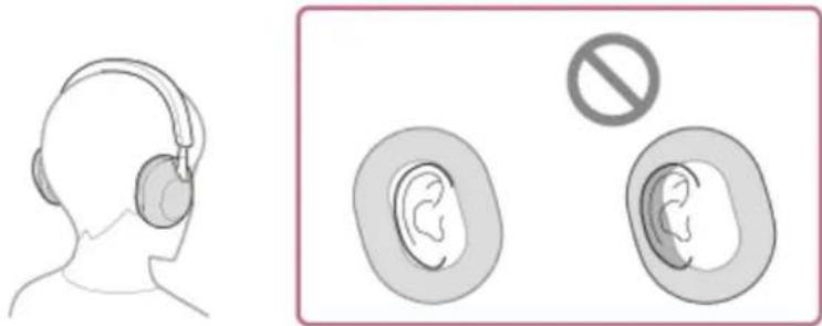 SONY WH-1000XM5 - Placez le casque sur vos oreilles. - 2