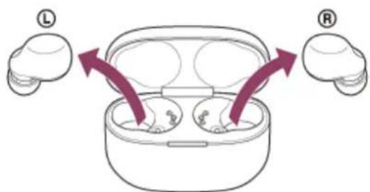 SONY LinkBuds S - Entrez en mode de pairage sur le casque. - 1