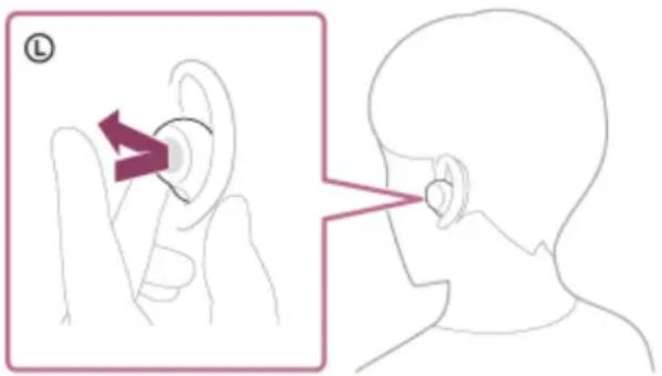 SONY LinkBuds S - Pour activer le mode bruit ambiant - 1