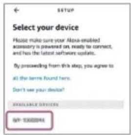 SONY LinkBuds S - Procédez à la configuration initiale d'Amazon Alexa. - 2