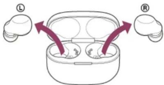 SONY LinkBuds S - Entrez en mode de pairage sur le casque. - 1