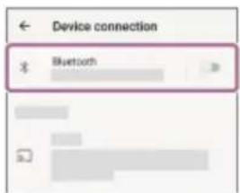 SONY LinkBuds S - Connexion à un smartphone Android apparié - 2