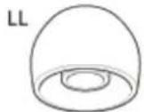 SONY LinkBuds S - Embouts d'oreillettes en caoutchouc de silicone hybride - 8