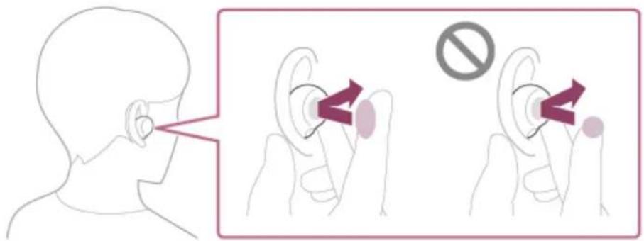 SONY LinkBuds S - À propos du capteur tactile - 2