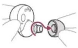 SONY LinkBuds S - Embouts d'oreillettes en caoutchouc de silicone hybride - 9