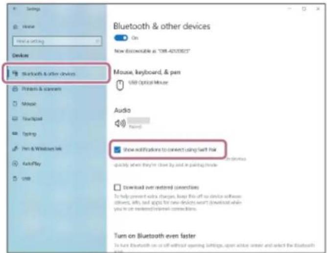 SONY LinkBuds S - Pairage et connexion à un ordinateur (Windows® 10) - 1