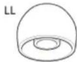 SONY LinkBuds S - Embouts d'oreillettes en caoutchouc de silicone hybride (SS/S/M/LL 2 de chaque) - 8