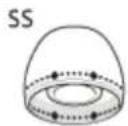 SONY LinkBuds S - Embouts d'oreillettes en caoutchouc de silicone hybride - 1