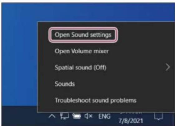 SONY LinkBuds S - Connexion à un ordinateur apparié (Windows 10) - 2