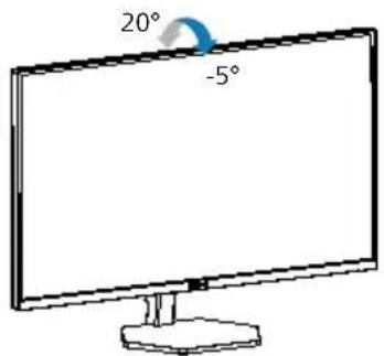 PHILIPS 32E1N3600LA - Inclinaison - 1