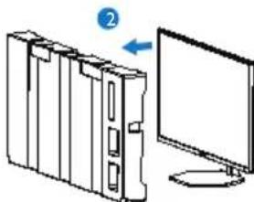 PHILIPS 32E1N3600LA - Installer le socle - 4