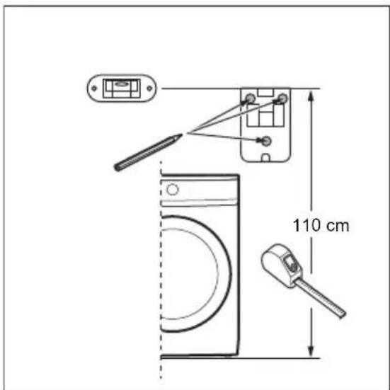 AEG E9WHMIC1 - \*Višina položaja filtra lahko odstopa za +/-5 cm. - 3