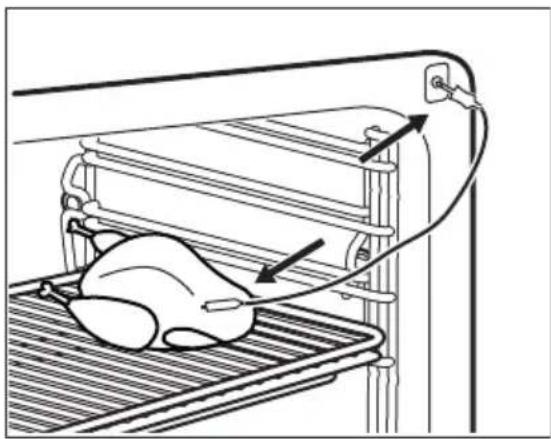 AEG BSE782080M - Comment utiliser : Sonde de cuisson - 1