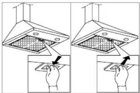 INVENTUM AKP6000ZWA - RETIRER LE FILTRE À GRAISSE - 1