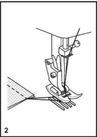 SINGER M2100 - □ Sewing Straight Stitch - 4