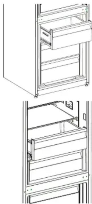 SHARP SJ-BA31DHXWE-EU - Removçao da prateleira de refrigeracao - 3